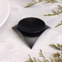 Подсвечник "Звездочка" металл на 1 свечу, 9х3,5 см, черный Подсвечник "Звездочка" металл на 1 свечу, 9х3,5 см, черный