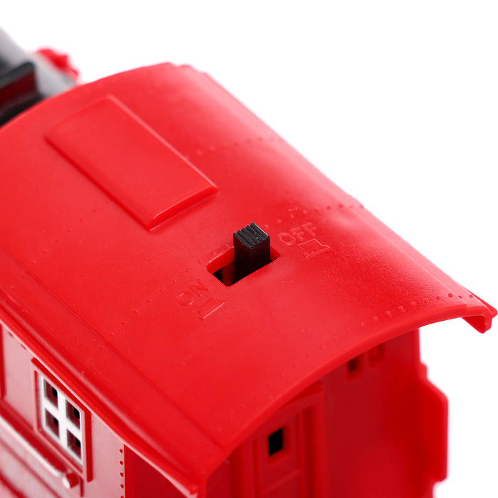 Железная дорога &laquo;С Новым Годом&raquo;, радиоуправление, эффект дыма