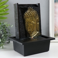 Фонтан настольный от сети, подсветка "Изображение Будды на стене" 21,5х17х27,5 см Фонтан настольный от сети, подсветка "Изображение Будды на стене" 21,5х17х27,5 см