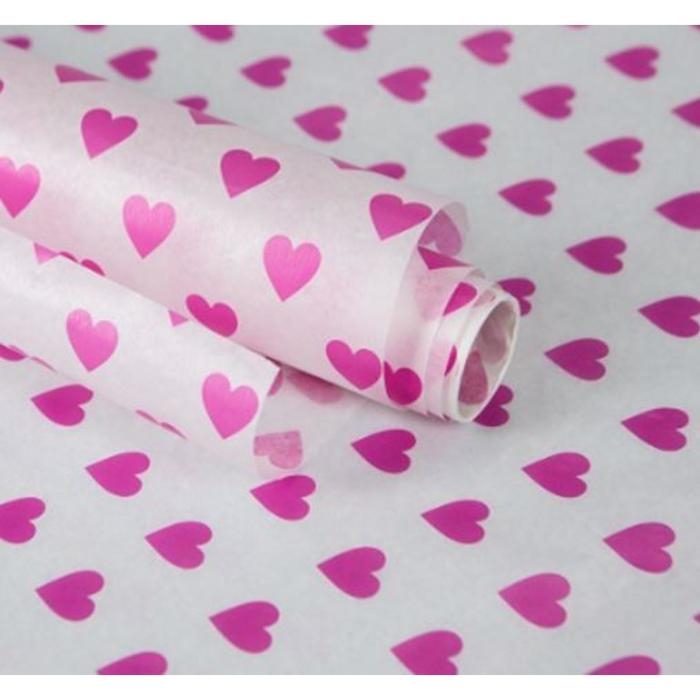 Бумага силиконизированная &laquo;Сердце&raquo;, для выпечки, 0,38 х 5 м