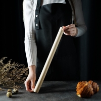 Скалка прямая Доляна, 40&times;3 см, берёза