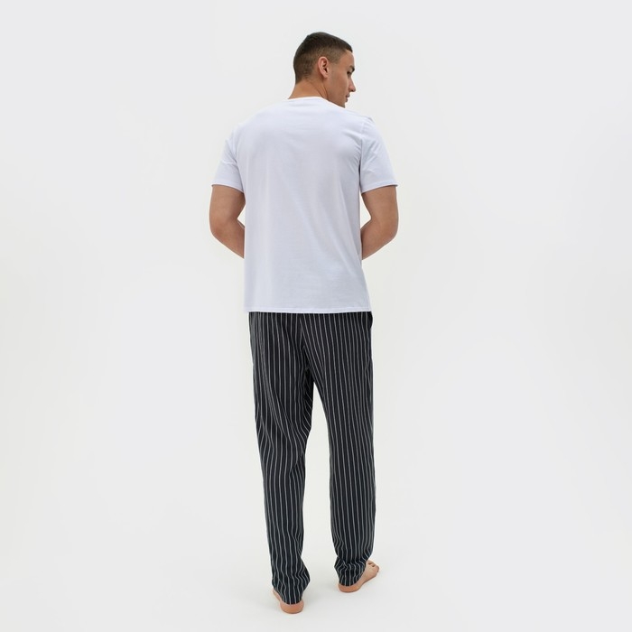 Комплект мужской MINAKU: Home collection цвет чёрный, размер 54