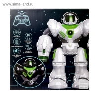 Робот радиоуправляемый &laquo;Патрульный&raquo;, световые эффекты, русское озвучивание, цвет чёрный