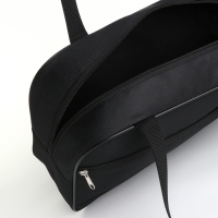 Сумка спортивная, TEXTURA, маленький размер, цвет чёрный