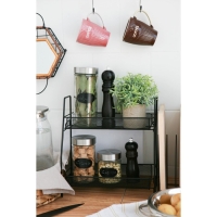 Банка стеклянная для хранения сыпучих продуктов с местом под надпись Доляна &laquo;Премиум&raquo;, 700 мл, 20&times;8 см, с металлической крышкой