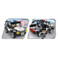 Конструктор Полиция &laquo;Стражи города&raquo;, 4 вида МИКС