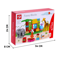 Конструктор &laquo;Чудесный зоопарк&raquo;, 2 варианта сборки, 33 детали