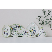 Форма для запекания фарфоровая Доляна &laquo;Зелёный сад&raquo;, 19,5&times;12,5&times;3,5 см