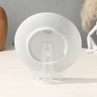 Тарелка декоративная &laquo;Лавандовое поле&raquo;, с рисунком на холсте, D = 19,5 см