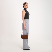 Сумка женская TEXTURA, маленький размер, цвет коричневый