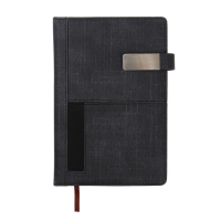 Ежедневник недатированный, обложка ПВХ, формат А5, 140 листов в клетку, с хлястиком, с карманом, МИКС Ежедневник недатированный, обложка ПВХ, формат А5, 140 листов в клетку, с хлястиком, с карманом, МИКС