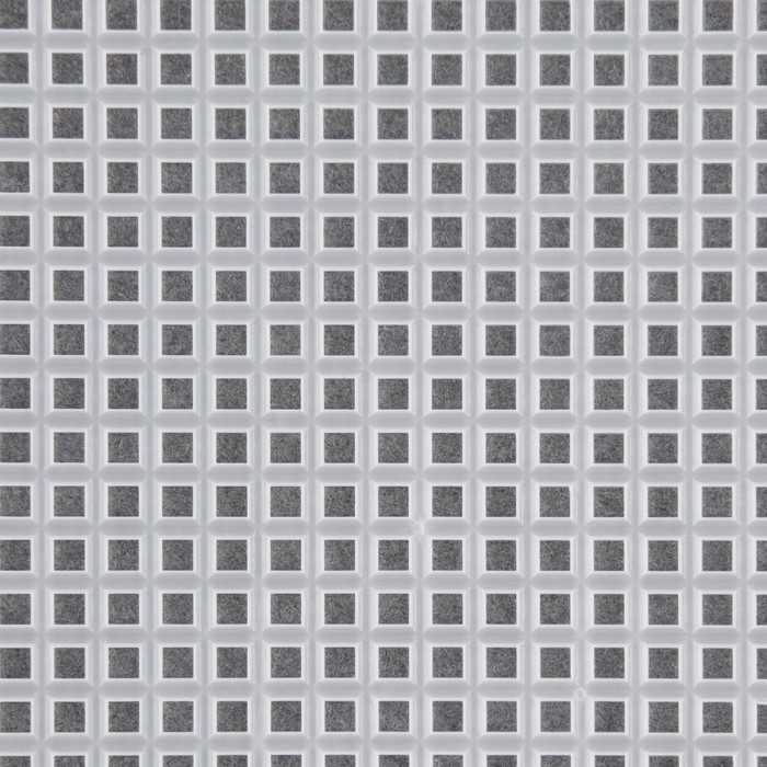 Канва-основа для вышивания сумки, пластиковая, 23 &times; 29 см, 1,5 &times; 1,5 мм, цвет белый