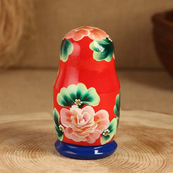 Матрёшка 5-ти кукольная "Кристи Сувенирка", 10-11 см, ручная роспись