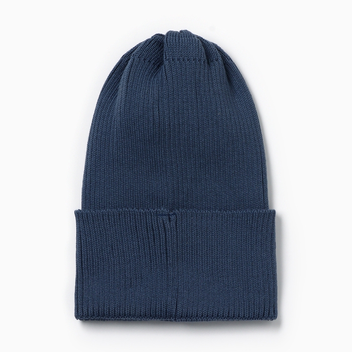 Шапка детская, цвет синий, размер 48-52