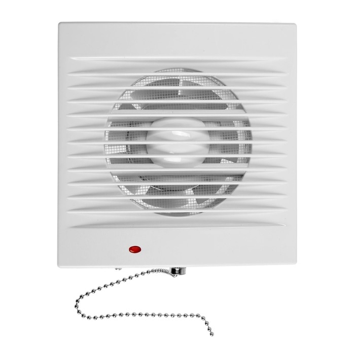 Вентилятор вытяжной ZEIN LOF-03, d=100 мм, 220 В, 15 Вт, сетка, шнурковый выключатель, белый Вентилятор вытяжной ZEIN LOF-03, d=100 мм, 220 В, 15 Вт, сетка, шнурковый выключатель, белый