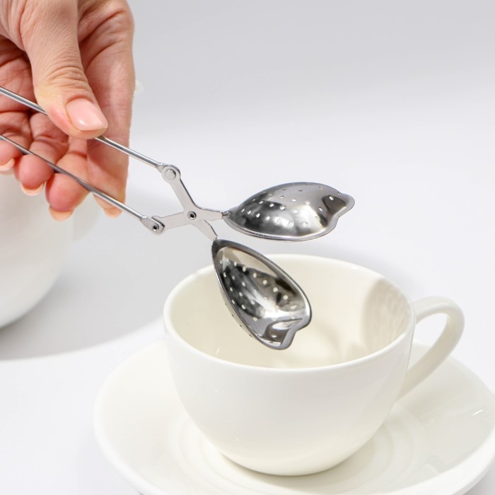 Сито для чая Доляна &laquo;Сердце&raquo;, 15,5 см