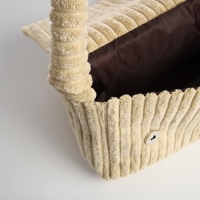 Сумка молодёжная на магните, цвет бежевый Сумка молодёжная на магните, цвет бежевый