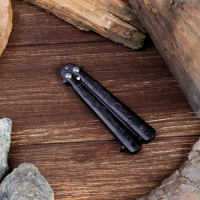 Нож-бабочка &laquo;Дракон&raquo;, 17.5 см, клинок 69 мм/1 мм, черный