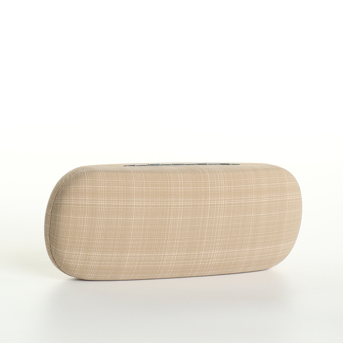 Футляр для очков на хлопушке, длина 16 см, цвет бежевый