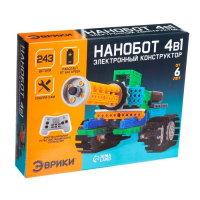 Конструктор радиоуправляемый «Нанотанк», 4 варианта сборки, 243 детали Конструктор радиоуправляемый «Нанотанк», 4 варианта сборки, 243 детали