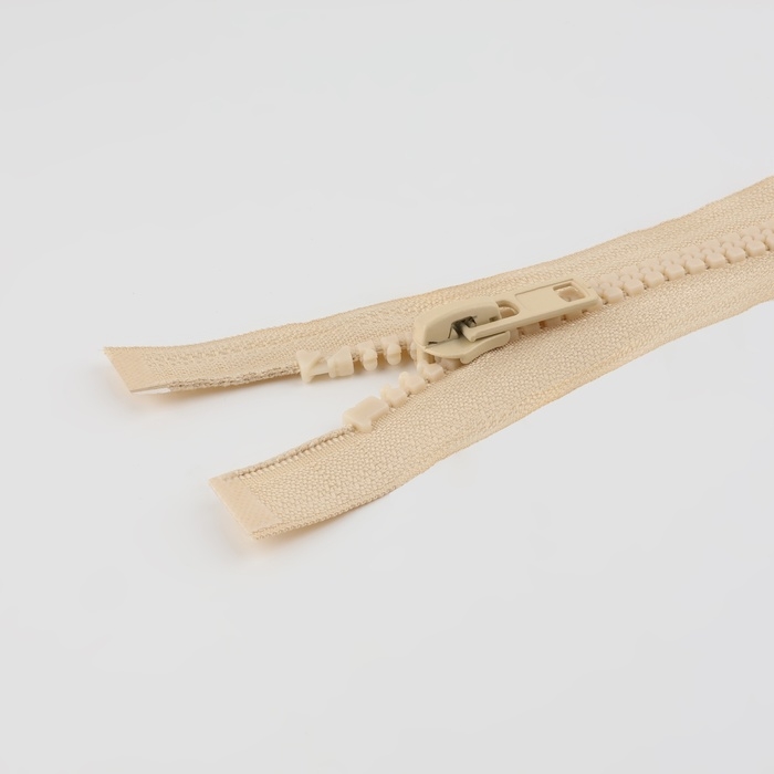 Молния &laquo;Трактор&raquo;, №8, разъёмная, замок автомат, 100 см, цвет слоновая кость