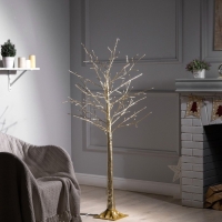 Светодиодное дерево «Золотистое» 1.5 м, 150 LED, постоянное свечение, 220 В, свечение тёплое белое Светодиодное дерево «Золотистое» 1.5 м, 150 LED, постоянное свечение, 220 В, свечение тёплое белое