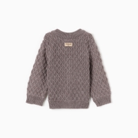 Джемпер детский вязаный MINAKU, цвет кофейный, рост 68-74 см
