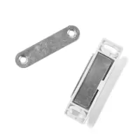 Магнит мебельный M002W, 60&times;13, средний, белый