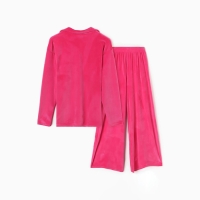Костюм женский (рубашка и брюки) KAFTAN Plushy р. 40-42, фуксия