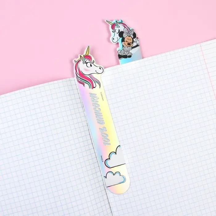 Закладки для книг, фигурные из картона, 5 шт. &laquo;Мечтай&raquo;, Минни Маус