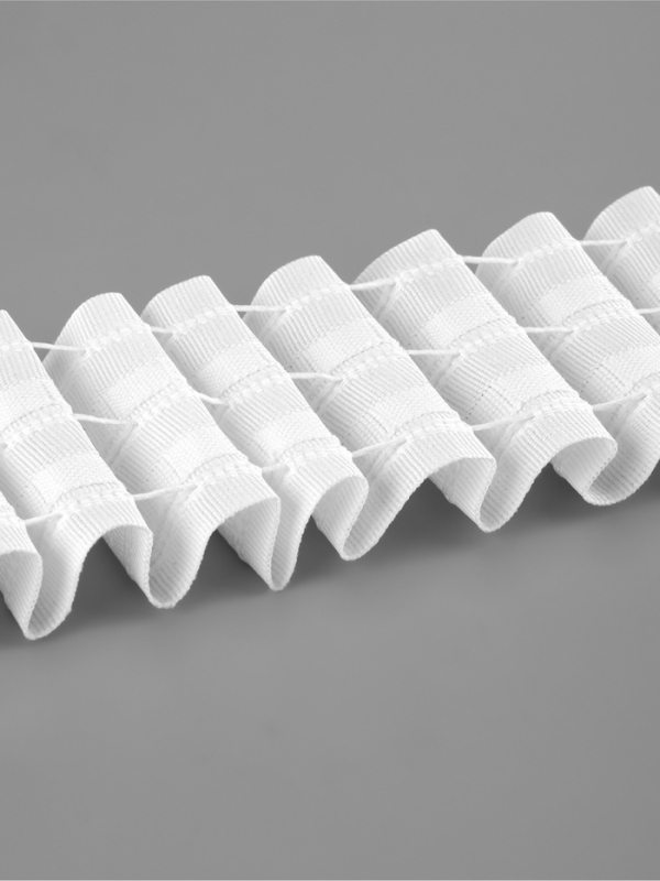 Шторная лента 60мм&times;50&plusmn;1м фиксированная сборка матовая 3 шнура