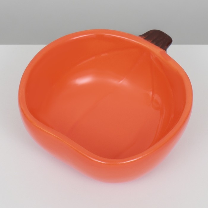 Миска керамическая для грызунов "Тыква" 10 х 10 х 4,3 см