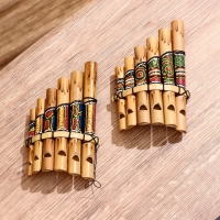 Сувенирный музыкальный инструмент "Флейта Пана" 1,5х15х8,5 см МИКС Сувенирный музыкальный инструмент "Флейта Пана" 1,5х15х8,5 см МИКС