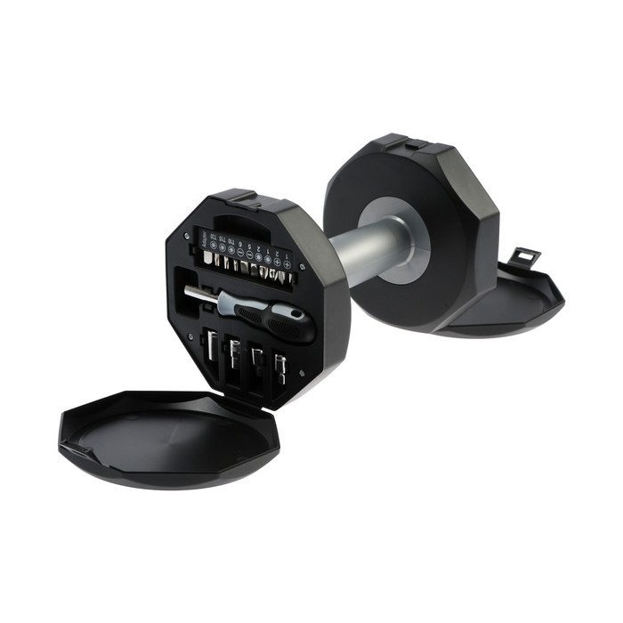 Набор инструментов ТУНДРА, подарочный пластиковый кейс Набор инструментов ТУНДРА, подарочный пластиковый кейс "Гантель", 20 предметов