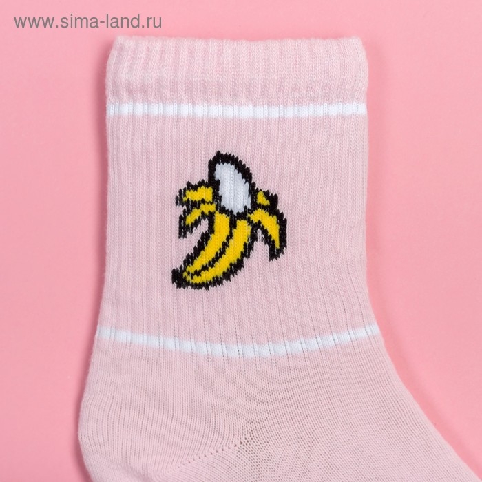 Носки KAFTAN "Банан" р.36-40 (23-25 см), розовый