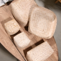 Набор плетеных корзин "Энди" 28.5х28.5х18.5 см