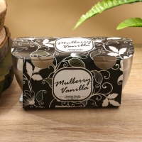 Набор свечей "SCENTED CANDLE" 100 гр, шелковица+ваниль