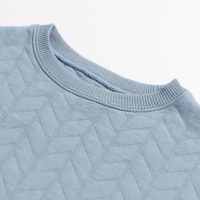 Свитшот для девочек, цвет серо-голубой, размер 116 см