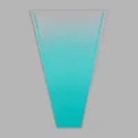 Пакет конус для цветов, &laquo;Переход&raquo;, 29+10&times;45 см, зелёный