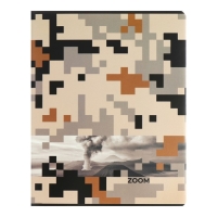 Тетрадь 96 листов в клетку Zoom, обложка мелованный картон, МИКС