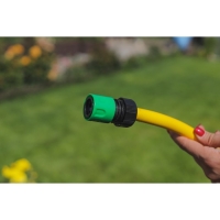 Набор: насадка для полива, коннектор, коннектор с аквастоп 3/4" (19 мм), адаптер1/2"&minus;3/4" (12 мм&minus;19 мм), ABS&minus;пластик