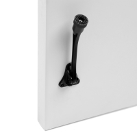 Фиксатор дверной LOCKLAND, "козья ножка", цвет черный Фиксатор дверной LOCKLAND, "козья ножка", цвет черный