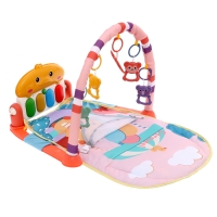 Набор 2 в 1 качель и коврик &laquo;Утёнок&raquo;, световые, звуковые эффекты, цвет розовый