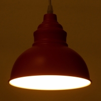 Светильник Paul 1х40Вт Е27 пр-1м неон оранжевый 20х20х17,5см