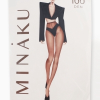 Женские колготки MINAKU 100 ден, цвет графит, размер 4/L