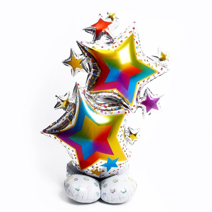 Шар фольгированный 40" &laquo;Букет звёзд&raquo;, под воздух