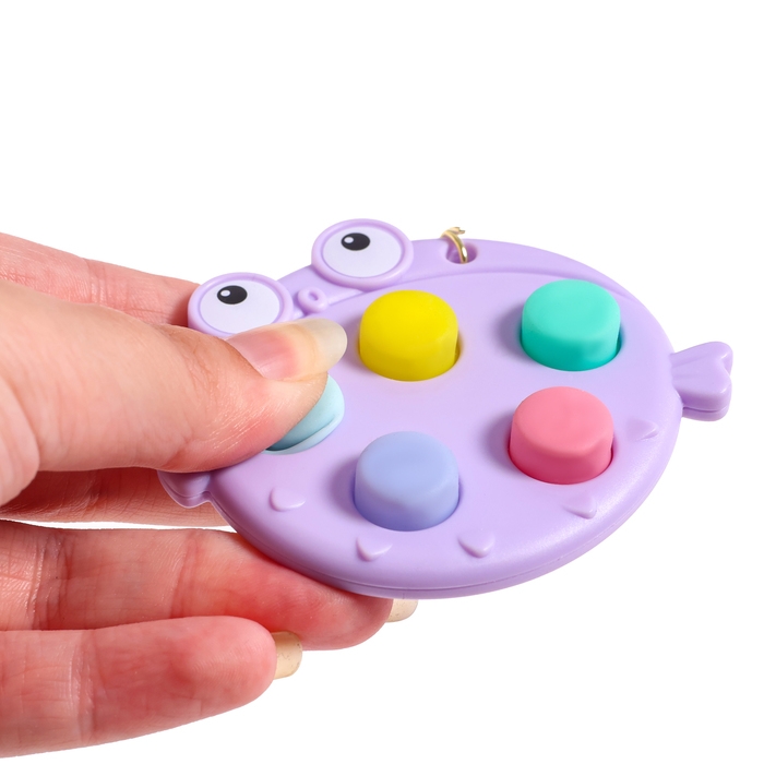 Развивающая игрушка &laquo;Чудик&raquo; на брелоке, цвета МИКС