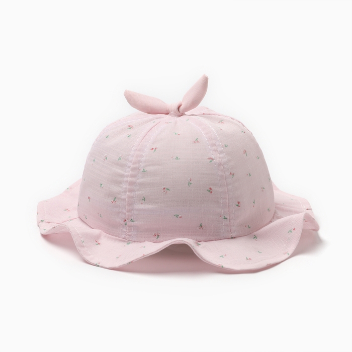 Панама детская &laquo;Колокольчик&raquo; MINAKU, размер 48, розовая