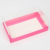 Коробка кондитерская, упаковка, &laquo;Фуксия&raquo; , 22 х 8 х 13,5 см