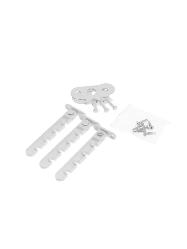 Ограничитель открывания для окна ТУНДРА, пластиковая гребенка, 4-х позиционная, 3 шт